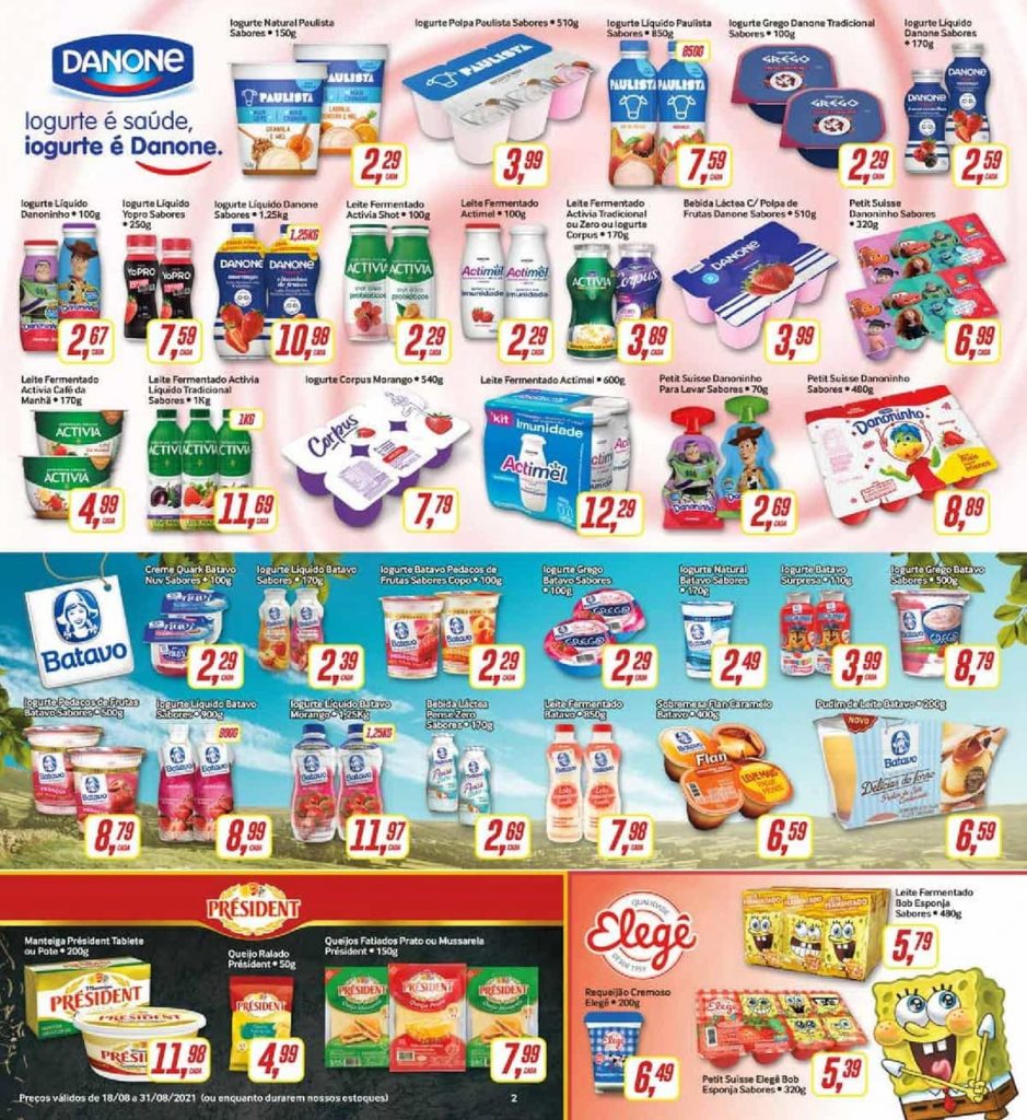 Encarte Supermarket ofertas e promoções Agosto 2021