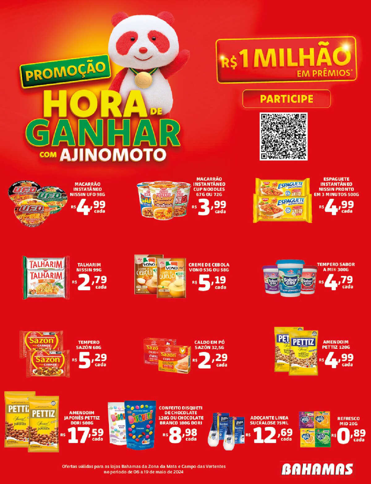 Ofertas Bahamas até 19/05