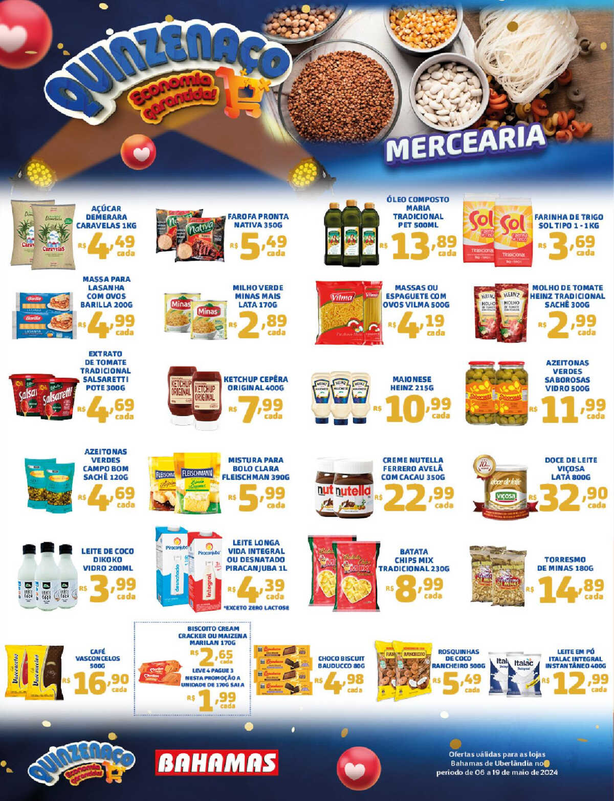 Ofertas Bahamas até 19/05