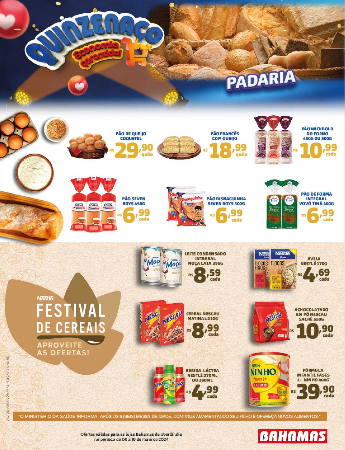 Ofertas Bahamas até 19/05