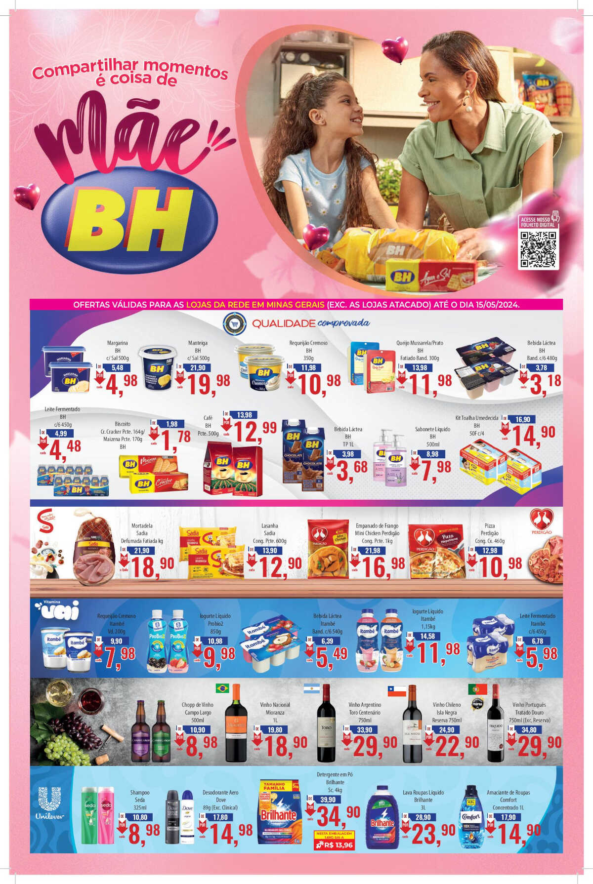 Ofertas Supermercados BH até 15/05
