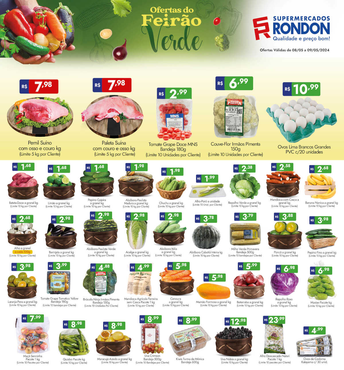 Ofertas Rondon até 09/05